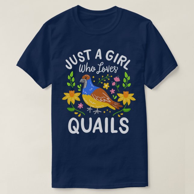 Camiseta Propietario de la Quail Quail Lover (Diseño del anverso)