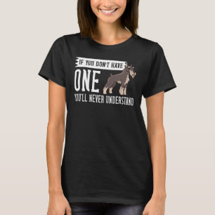 Camiseta Propietario de los Cachorros Schnauzer Dog