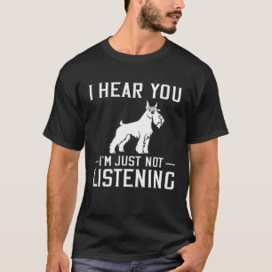Camiseta Propietario de los Cachorros Schnauzer Dog