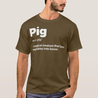 Camiseta Propietario de los cerdos de los cerdos de la defi