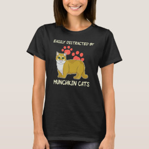 Camiseta Propietario de Munchkin Cat, Mascota fácilmente di