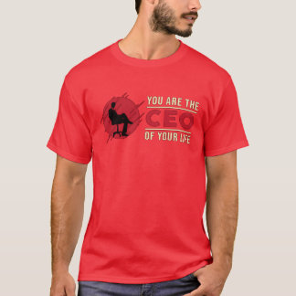 Camiseta Propietario de Negocio Eres el CEO de Tu Vida Jefe
