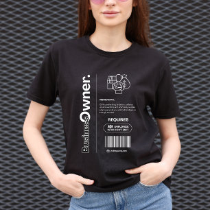 Camiseta Propietario de Negocio – Humor Divertido en el Tra