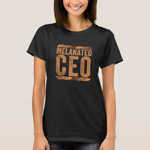 Camiseta Propietario de negocios CEO melanizado africano ne