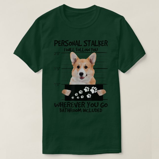 Camiseta Propietario de perro amigo de Corgi, galés fiel (Diseño del anverso)
