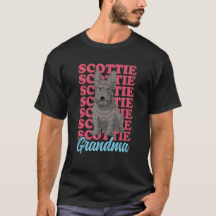 Camiseta Propietario de perro de la abuela escocesa Terrier