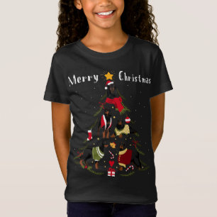 Camiseta Propietario de Perro de Navidad Gordon Setter Love