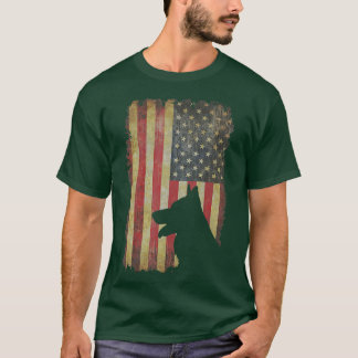 Camiseta Propietario de perros graciosos de la bandera esta