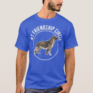 Camiseta Propietario de perros graciosos del círculo de ami