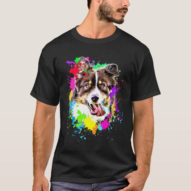 Camiseta Propietario de perros pastores australianos Motif  (Anverso)
