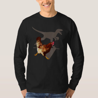 Camiseta Propietario de pollo Velociraptor Hen Farming