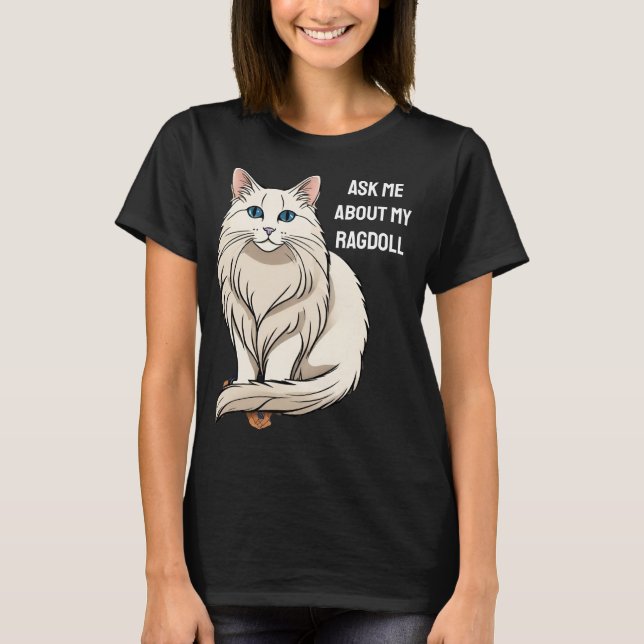Camiseta Propietario de Ragdoll (Anverso)