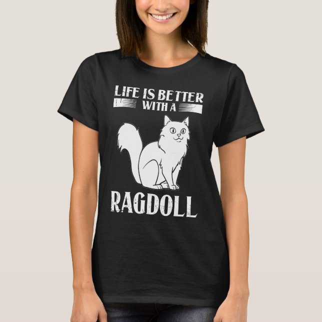 Camiseta Propietario de Ragdoll Cat Kitten (Anverso)