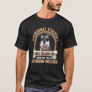 Camiseta Propietario de Schnauzer Dog Apparel Schnauzer