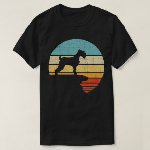 Camiseta Propietario de Schnauzer Retro Vintage Perro Perro