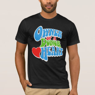 Camiseta Propietario de un donante de corazón, receptor de