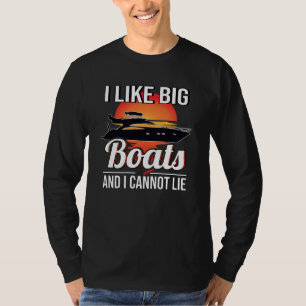Camiseta Propietario del barco Yate Motobarco Motor Yate