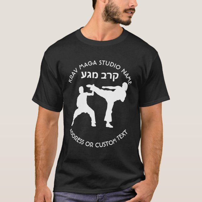 Camiseta Propietario del estudio Krav Maga del Sistema de C (Anverso)