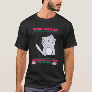 Camiseta Propietario del gato de parálisis felina
