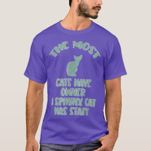Camiseta Propietario del gato Sphyn