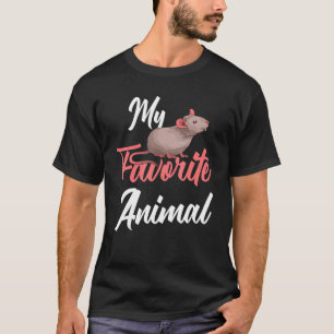 Camiseta Propietario del mascota Rata de rata animal