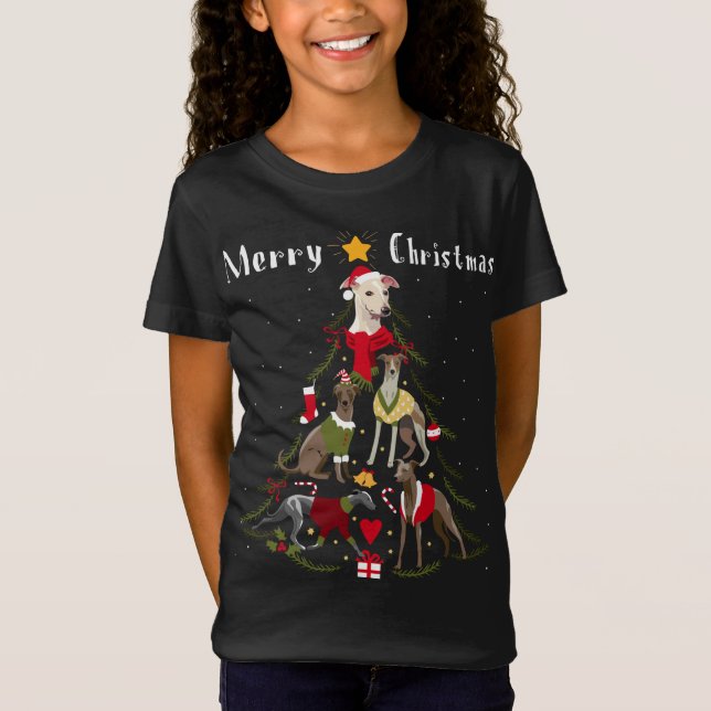 Camiseta Propietario del perro de Navidad con gota de gota  (Anverso)