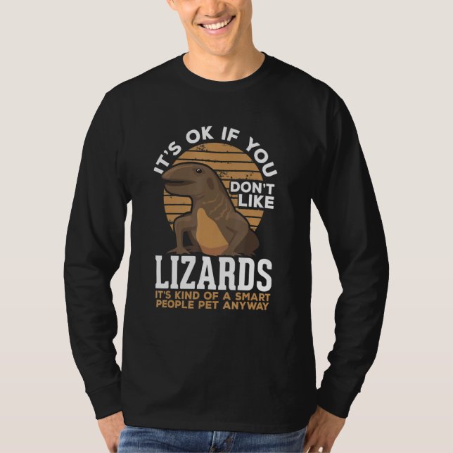 Camiseta Propietario del reptil de Lizard (Anverso)