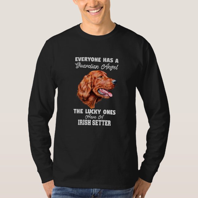 Camiseta Propietario irlandés de perro de asiento, todos ti (Anverso)