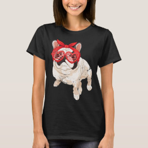 Camiseta Propietario Sungles Bandana Fun Bulldog francés Fr