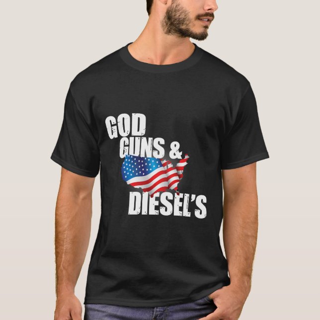 Camiseta Propietarios de camiones de gasóleo estadounidense (Anverso)