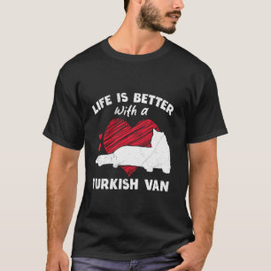 Camiseta Propietarios de Gatos LA VIDA ES MEJOR CON UN TURC
