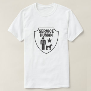Camiseta Propietarios de perros graciosos de Service Human