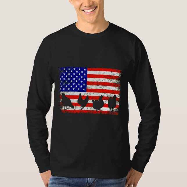 Camiseta Propietarios de pollo Tema del pollo (Anverso)