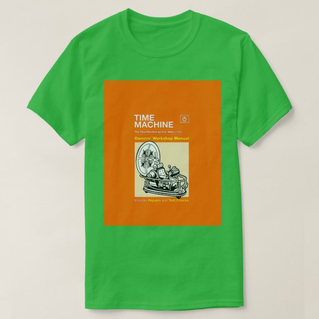 Camiseta Propietarios Manual HG Wells Time Machine II Gráfi (Diseño del anverso)