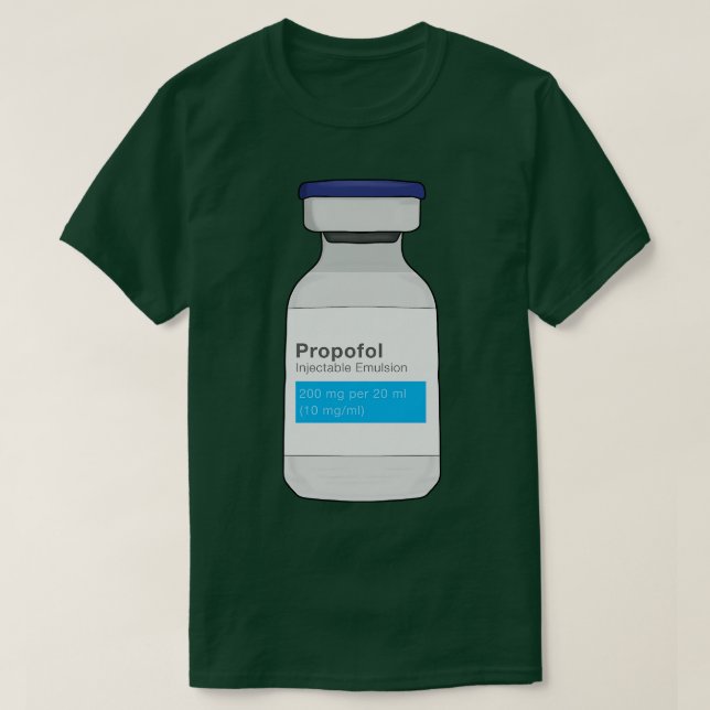 Camiseta Propofol (Diseño del anverso)