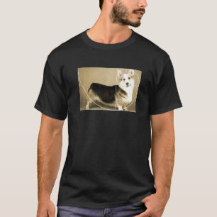 Camiseta Proporción Áurea Corgi Espiral de Fibonacci Matemá