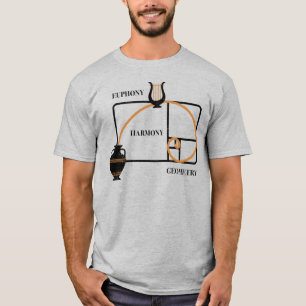 Camiseta Proporción Áurea Grecia: Eufonía, Armonía, Geometr
