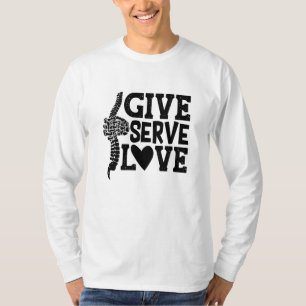 Camiseta Proporcionar amor Quiropráctico de espina dorsal