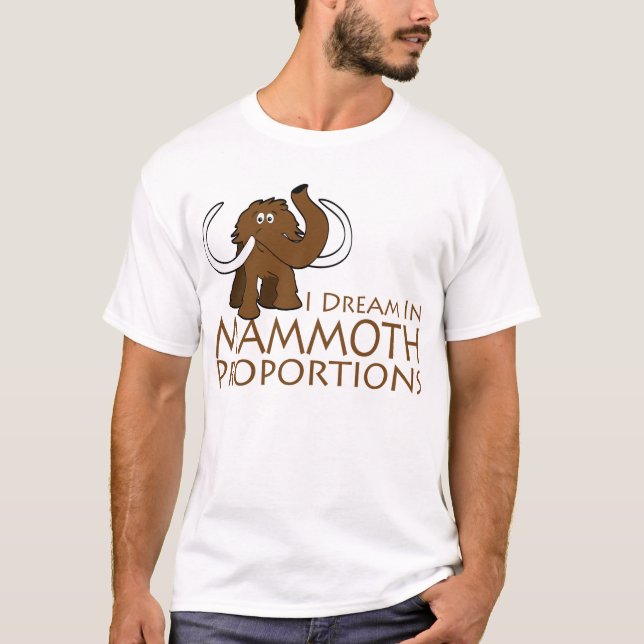 Camiseta Proporciones mamut (Anverso)