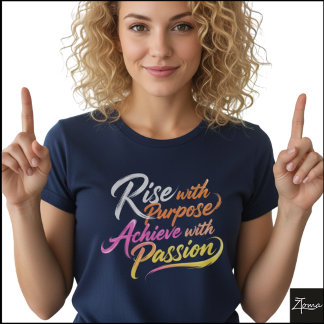 Camiseta Propósito de Ascenso Logrado Pasión Gráfica de Neó