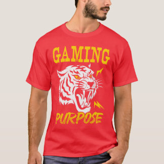 Camiseta Propósito de juego Diseño Fierceiger para jugadore