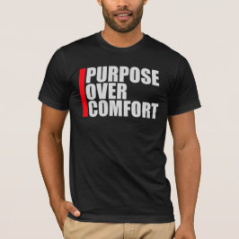 Camiseta Propósito Sobre Motivación de Mentalidad de Crecim