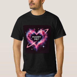 Camiseta Propuesta de amor galáctico Cásate conmigo camiset