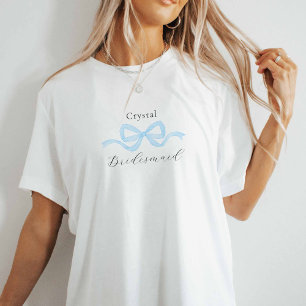 Camiseta Propuesta de la dama de honor deshidratada de Blue