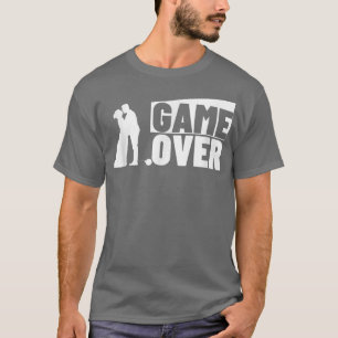 Camiseta Propuesta de matrimonio de Game Over Despedida de 
