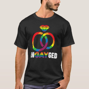 Camiseta Propuesta De Matrimonio Del Orgullo Lgbt Gay