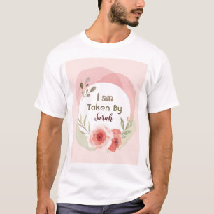 Camiseta Propuesta de matrimonio personalizado blanco, eleg