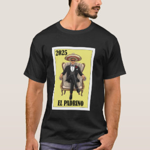 Camiseta Propuesta divertida de Padrino para bautizo mexica