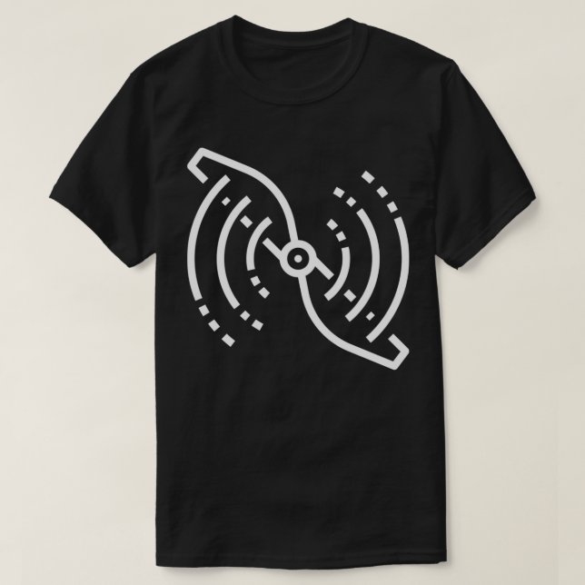 Camiseta Propulsador de avión transparente Prop. Blanco (Diseño del anverso)