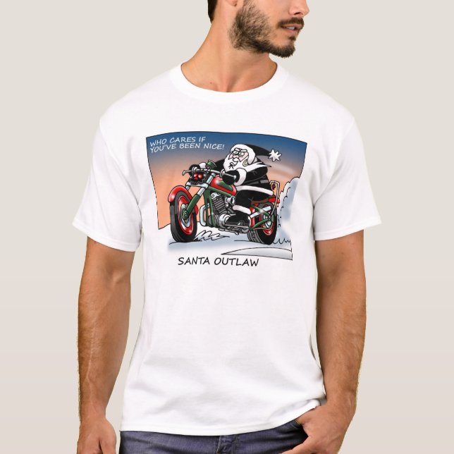 Camiseta Proscrito de Santa (Anverso)